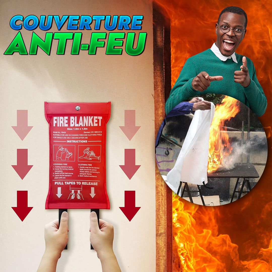 Couverture Anti-Feu - Votre Bouclier Contre les Flammes-GNK